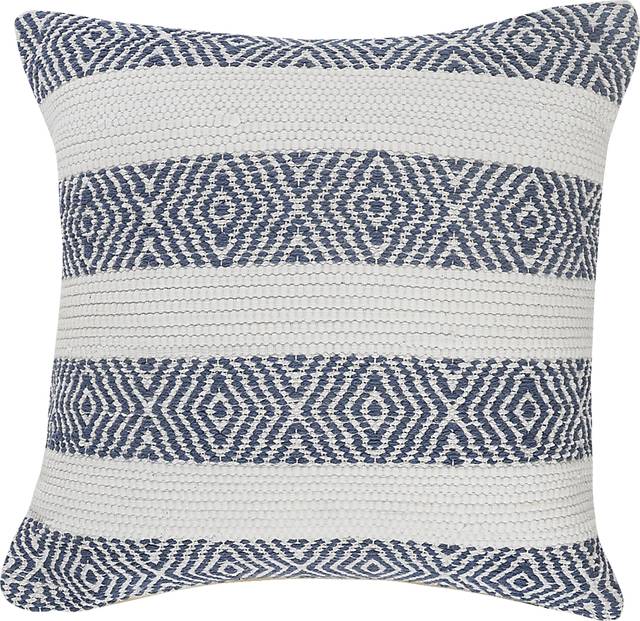 Arlona Blue Throw Pillow - Thumbnail - Image 1