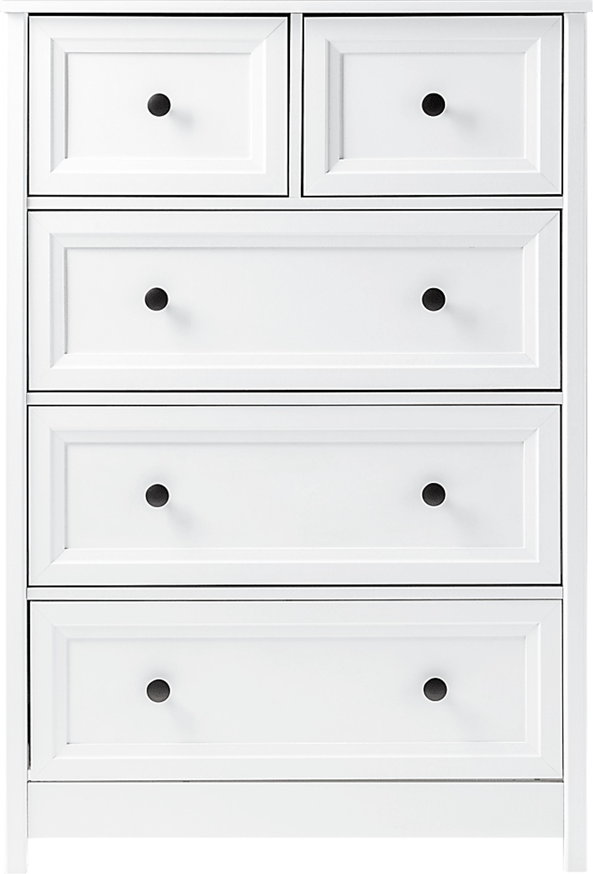 Arlora White 5 Drawer Chest - Image 1