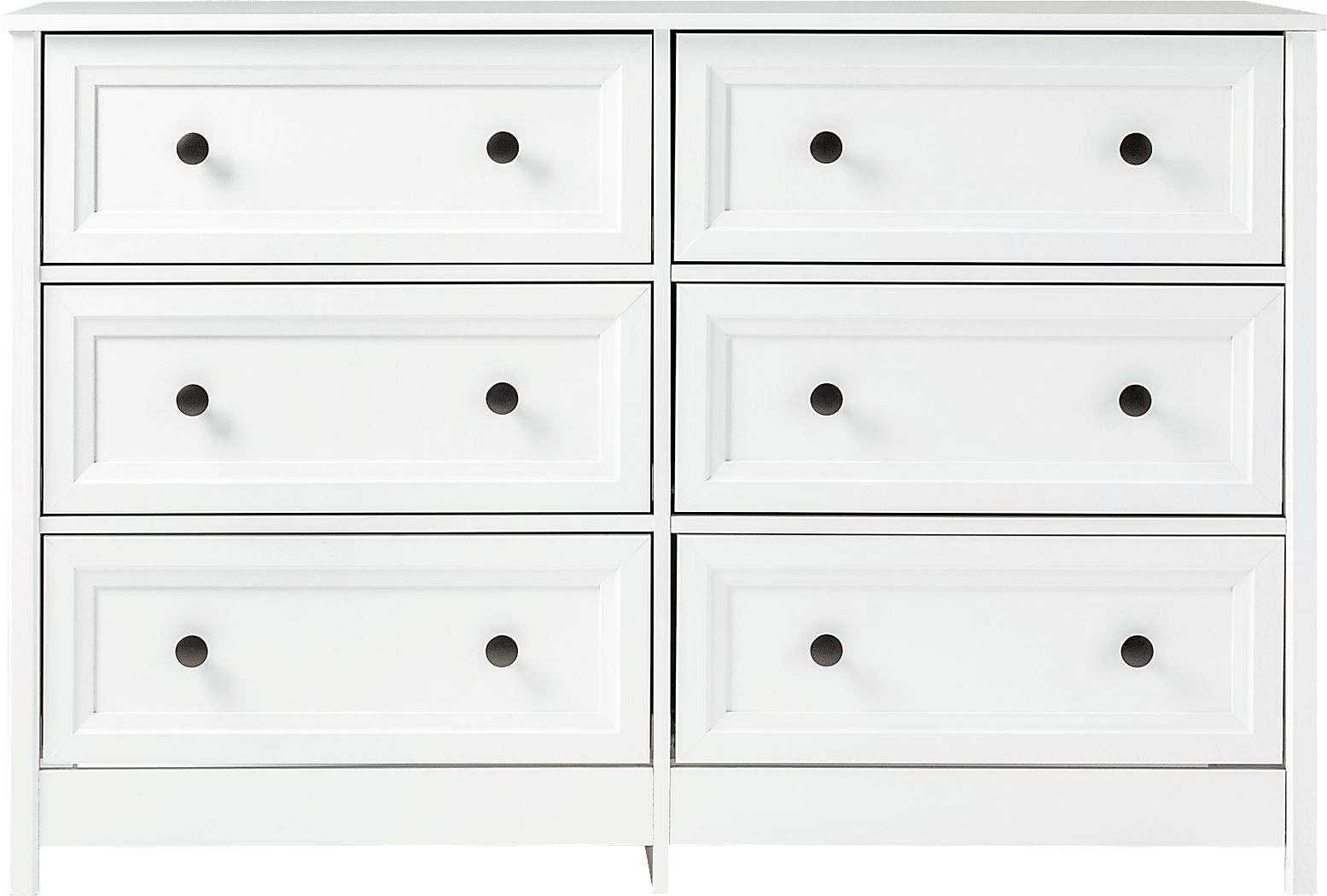 Arlora White 6 Drawer Dresser Rooms To Go