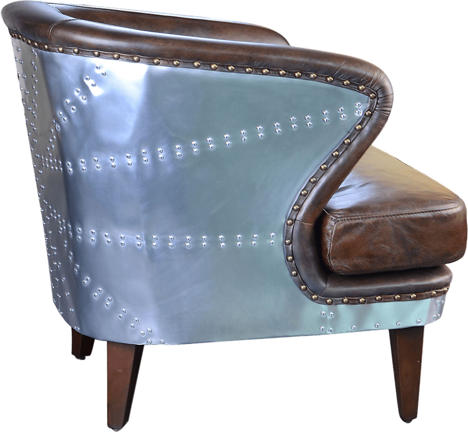 Arly Brown Accent Chair - Image 2