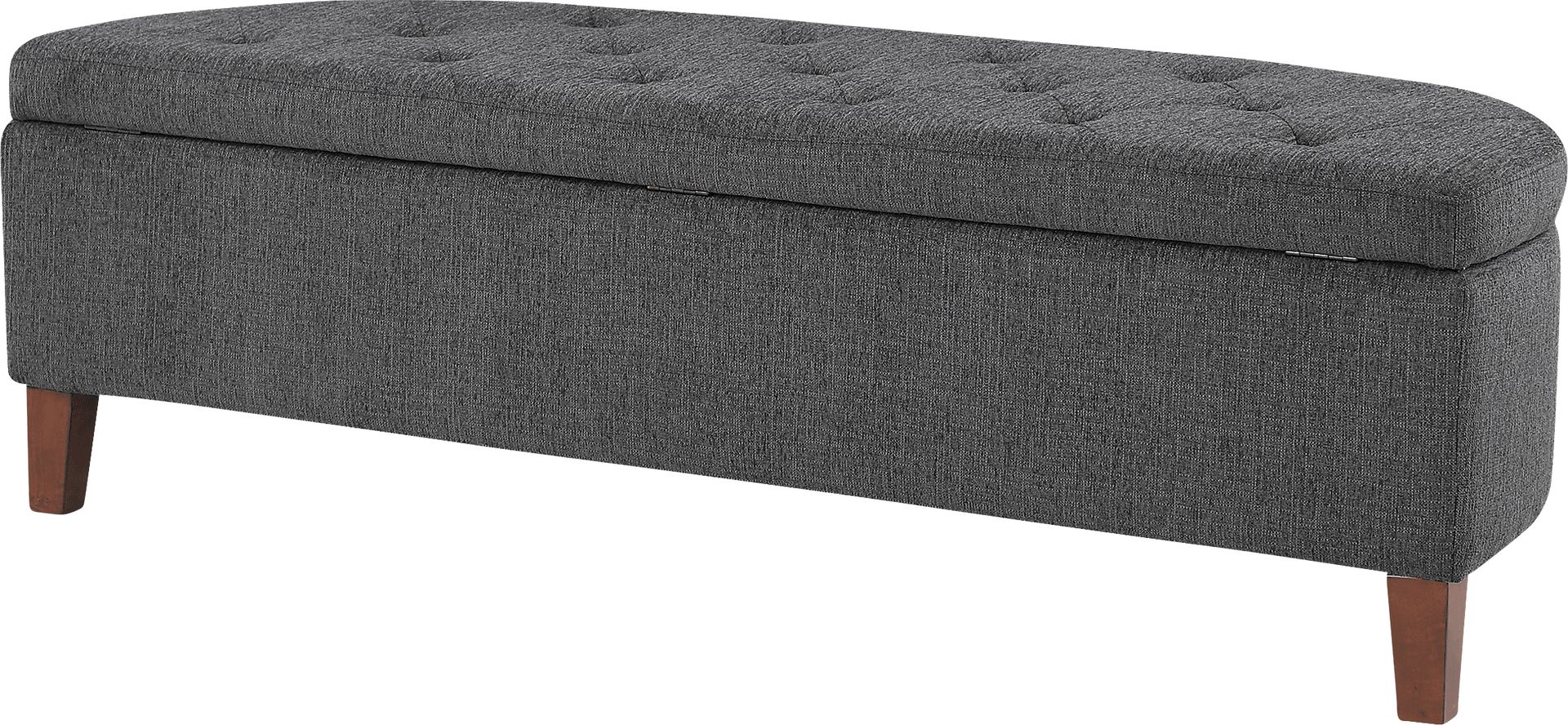 Armanix Charcoal Storage Bench - Image 3