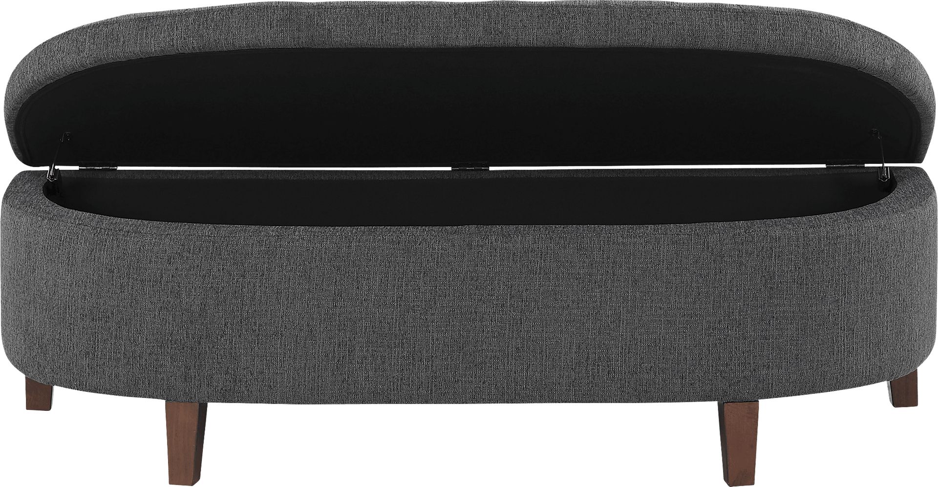 Armanix Charcoal Storage Bench - Image 4