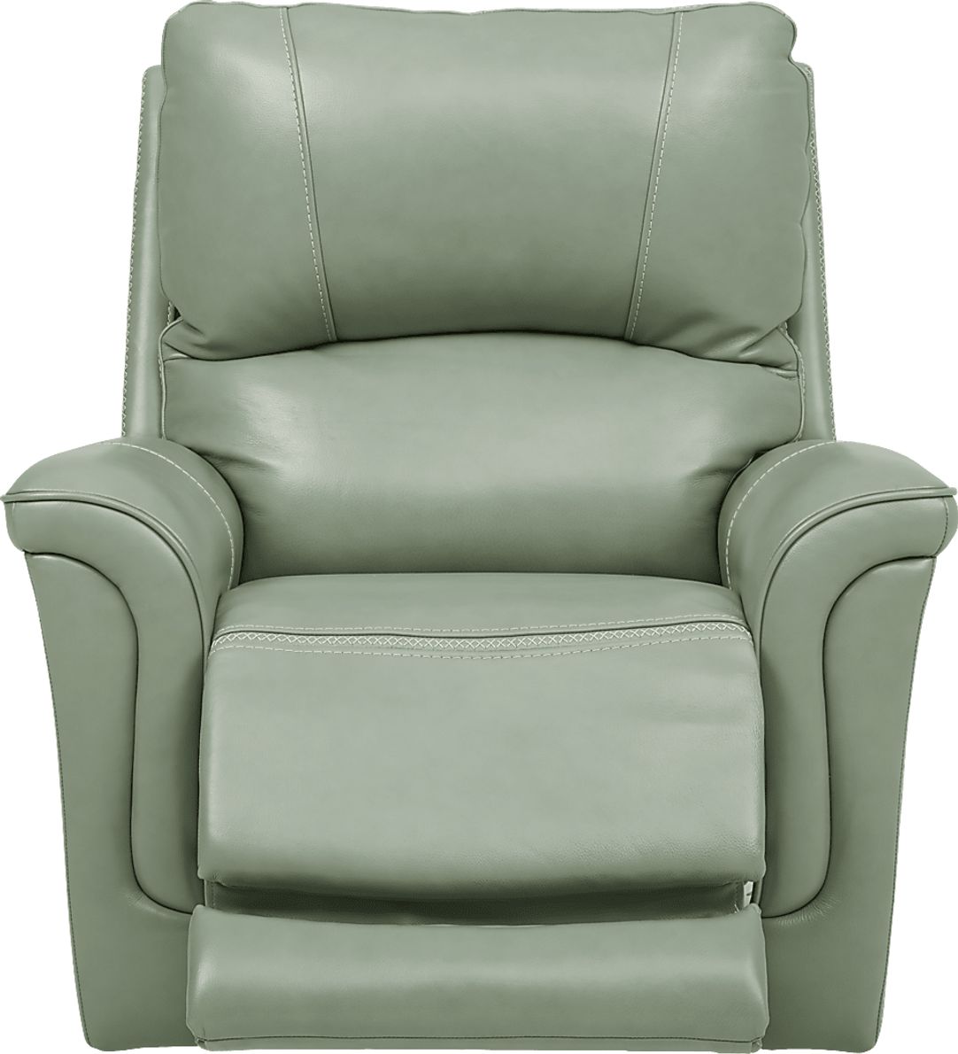 Armano Seafoam Triple Power Leather Recliner Rooms To Go