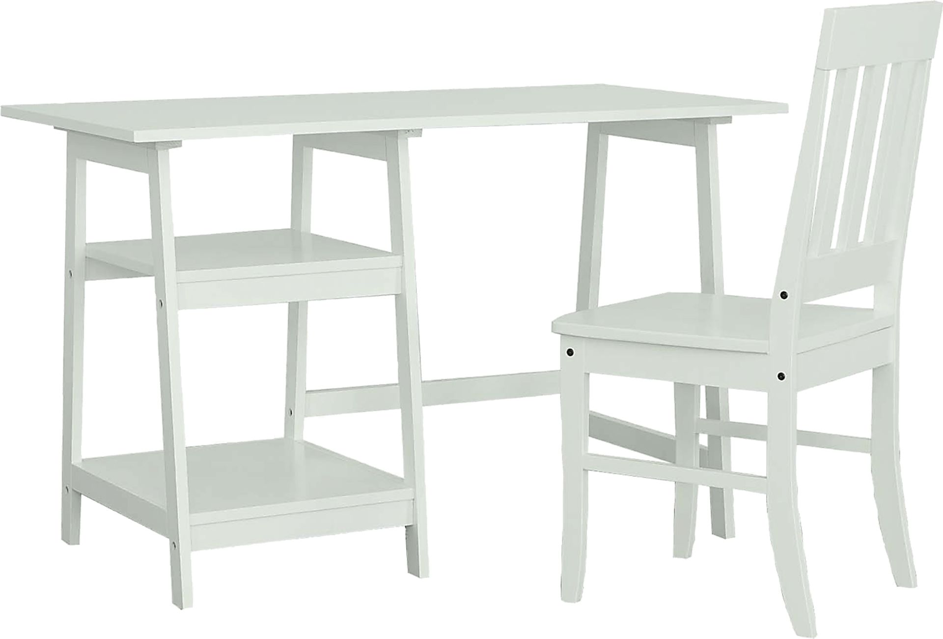 Armentrout White Desk with Chair - Image 1