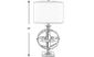 Armillary Silver Lamp