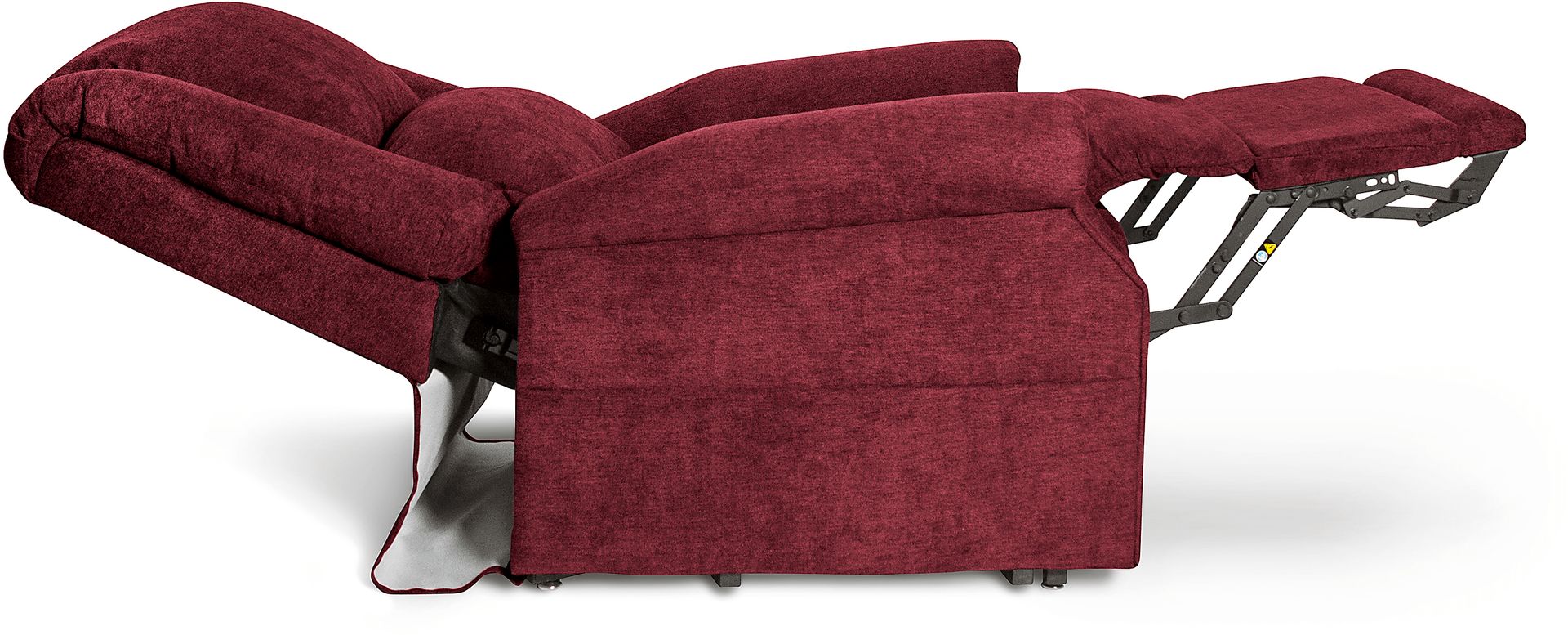 Armim Burgundy Power Lift Recliner - Image 4