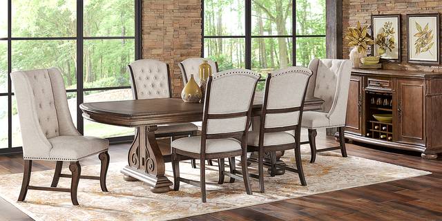 Armitage Cream Arm Chair with Brown Legs - Thumbnail - Image 3