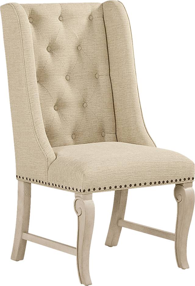 Armitage Cream Arm Chair with White Legs - Thumbnail - Image 1