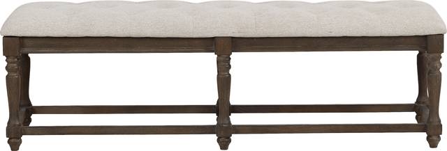 Armitage Dark Brown Bench - Thumbnail - Image 1