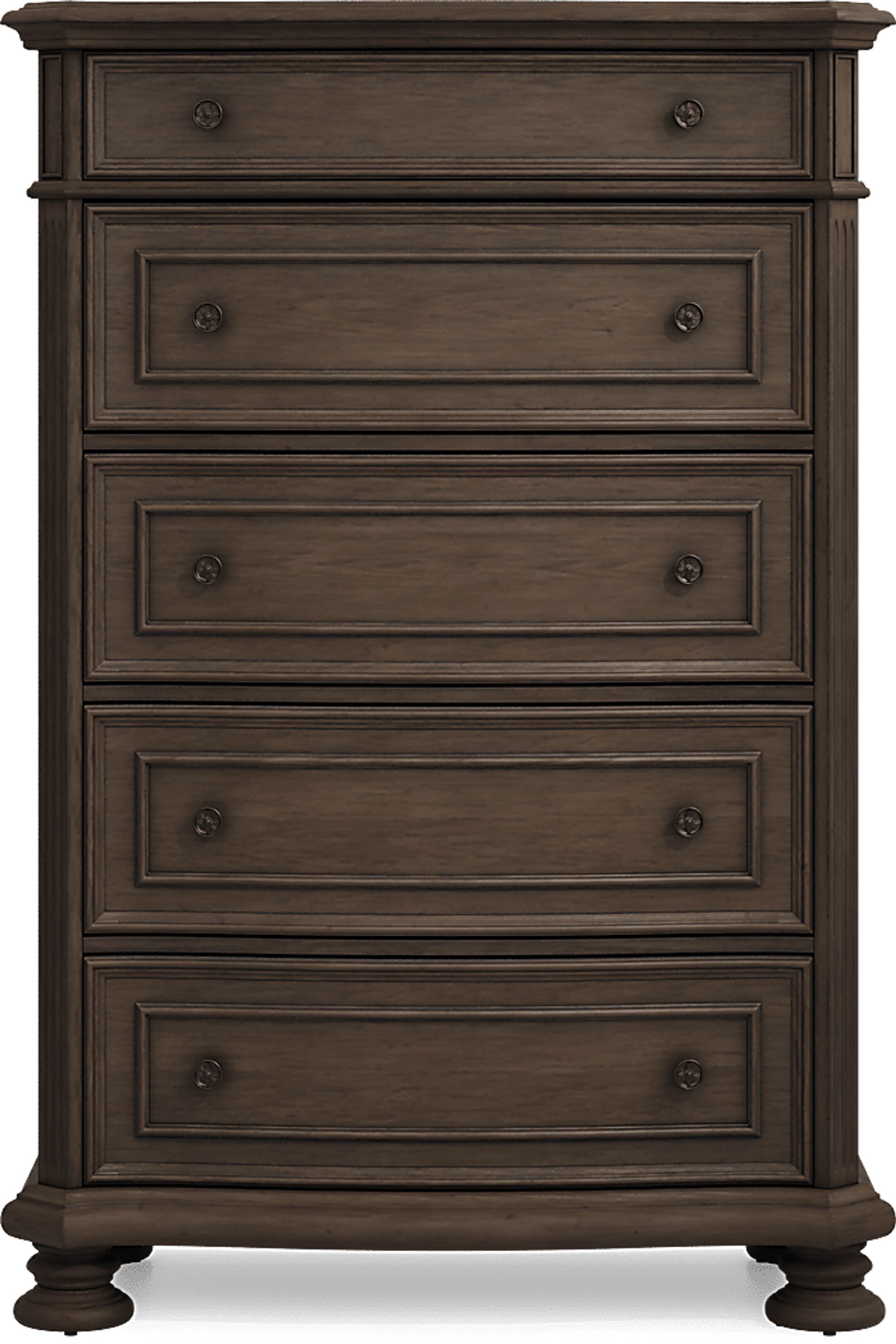 Armitage Dark Brown 5 Pc Queen Upholstered Bedroom - Image 7