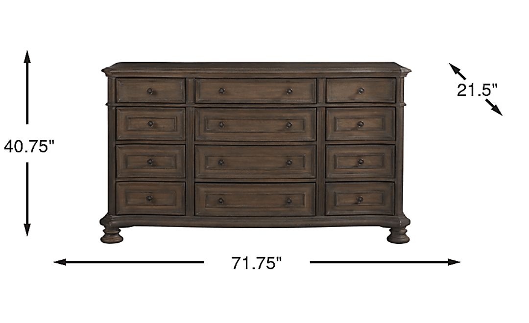 Armitage Dark Brown Dresser