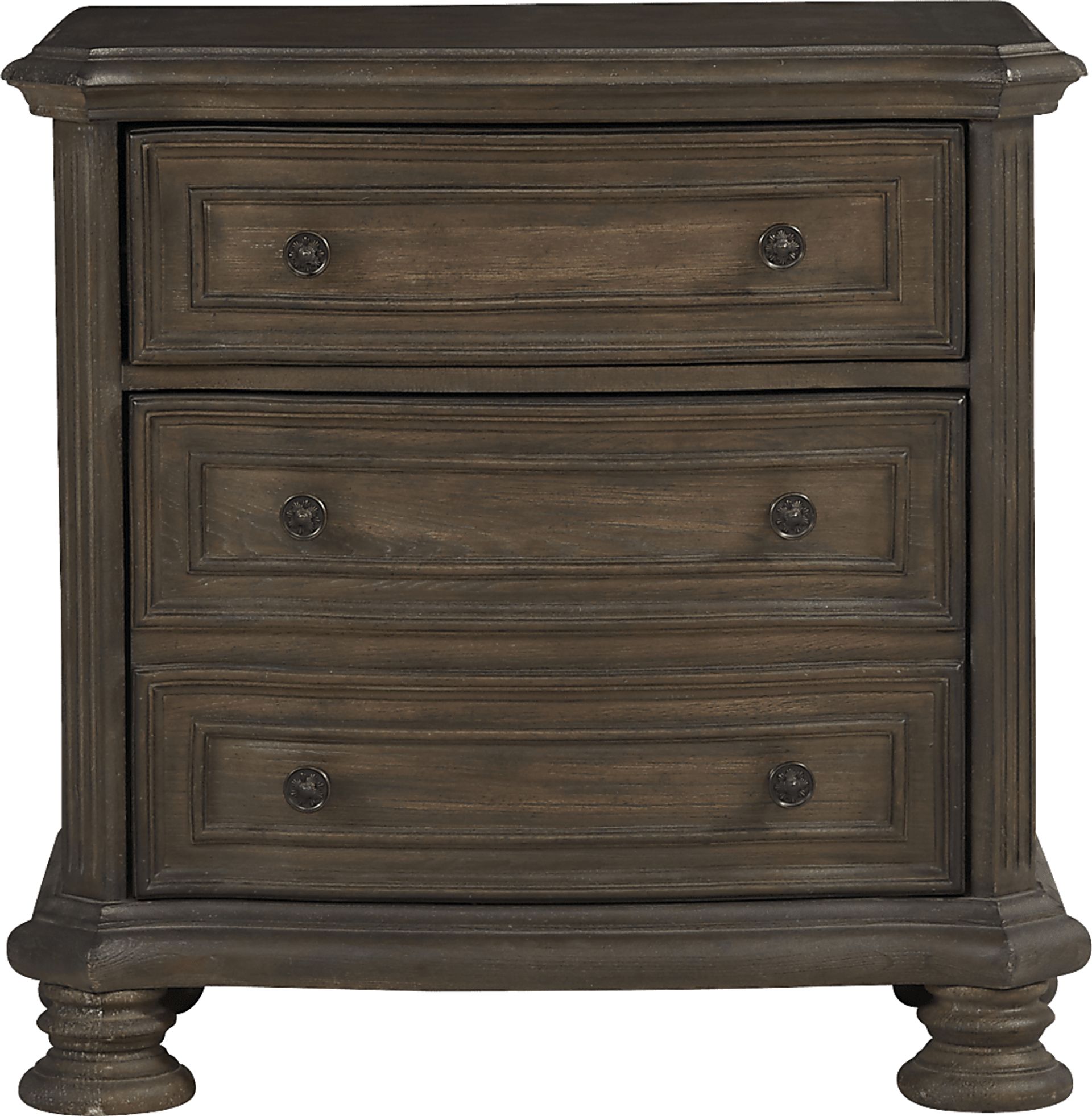 Armitage Dark Brown 7 Pc Queen Upholstered Bedroom - Image 10