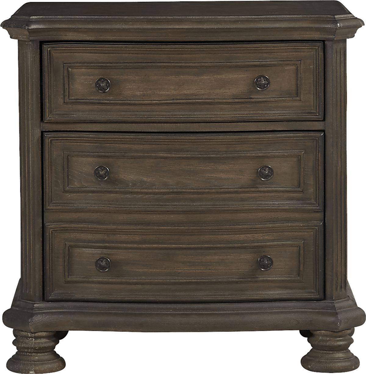 Armitage 5 Pc Dark Brown Wood King Bedroom Set With 3 Pc King ...