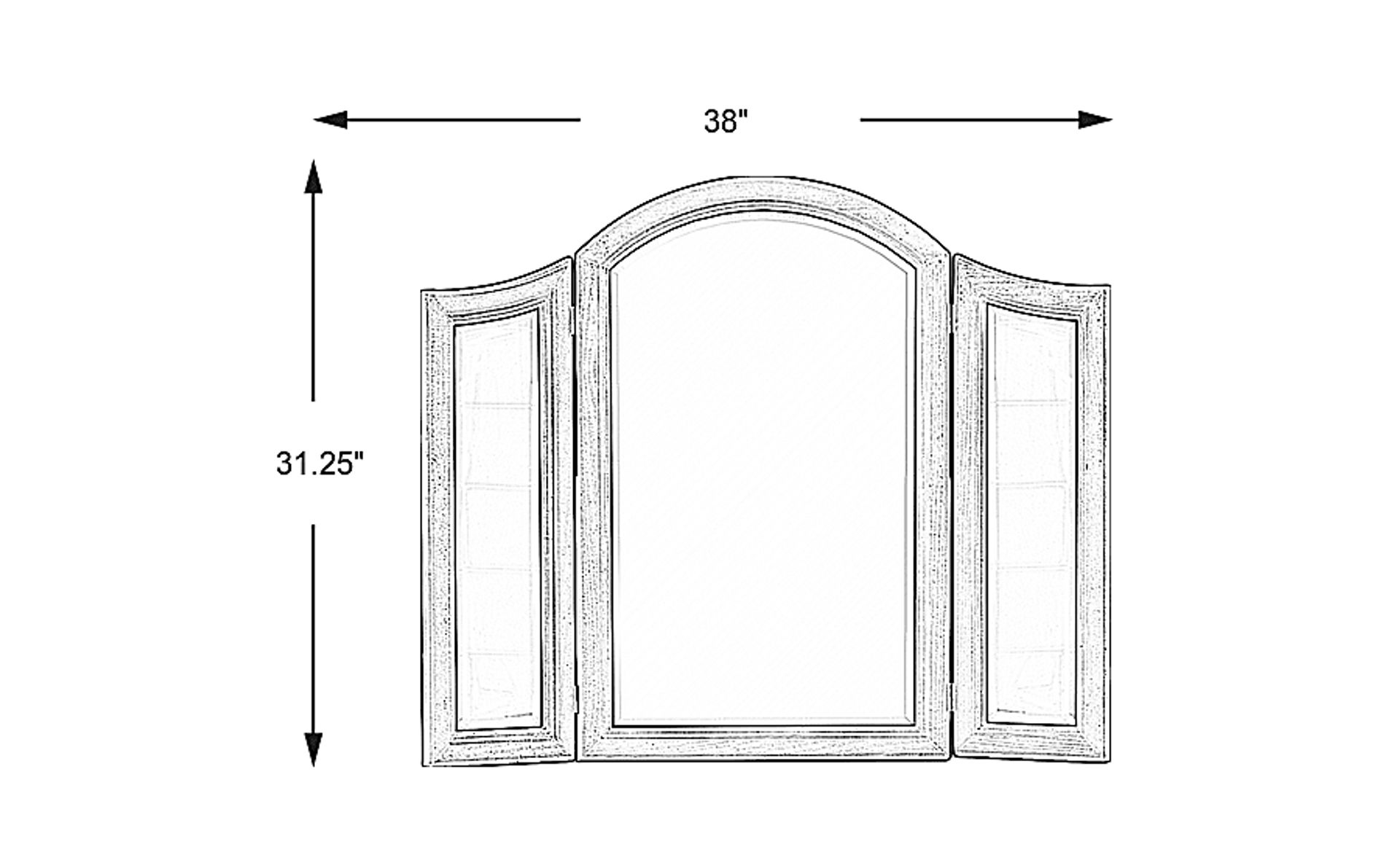 Dimension Image. Please refer to the Dimension Tab on this page for dimension details.