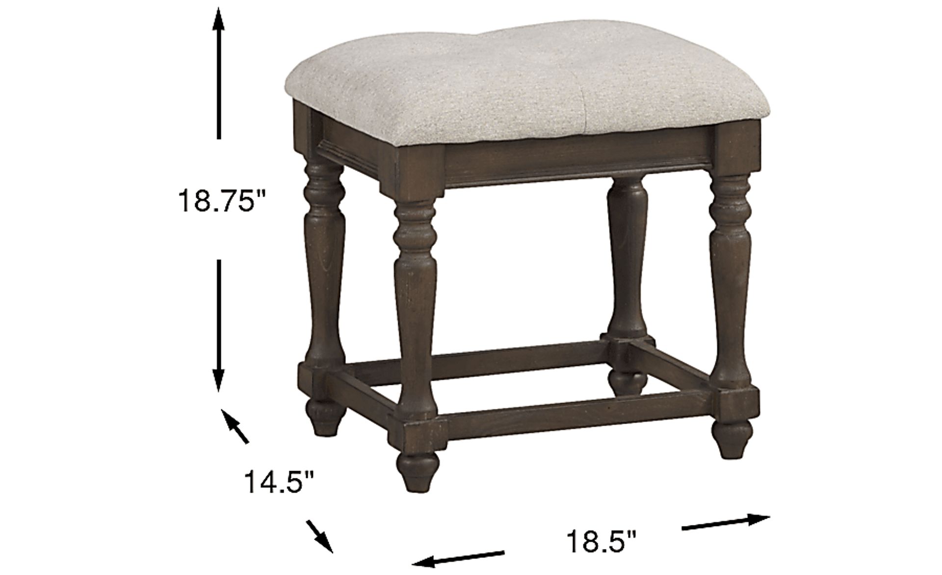 Dimension Image. Please refer to the Dimension Tab on this page for dimension details.