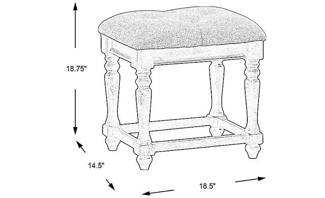 Dimension Image. Please refer to the Dimension Tab on this page for dimension details.