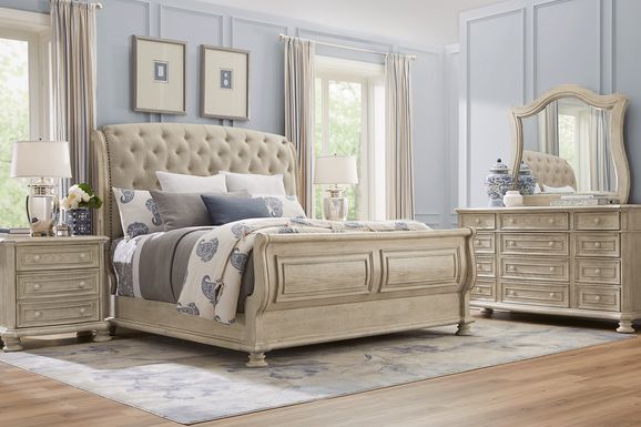 Tufted bedroom hot sale set