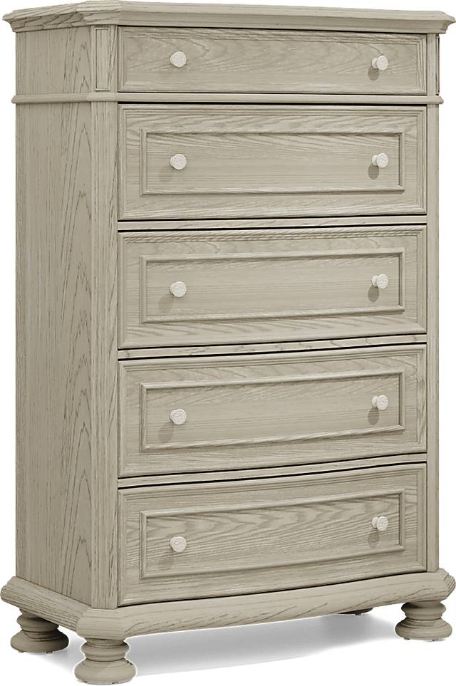 Armitage Off-White 5 Pc King Upholstered Bedroom - Thumbnail - Image 7