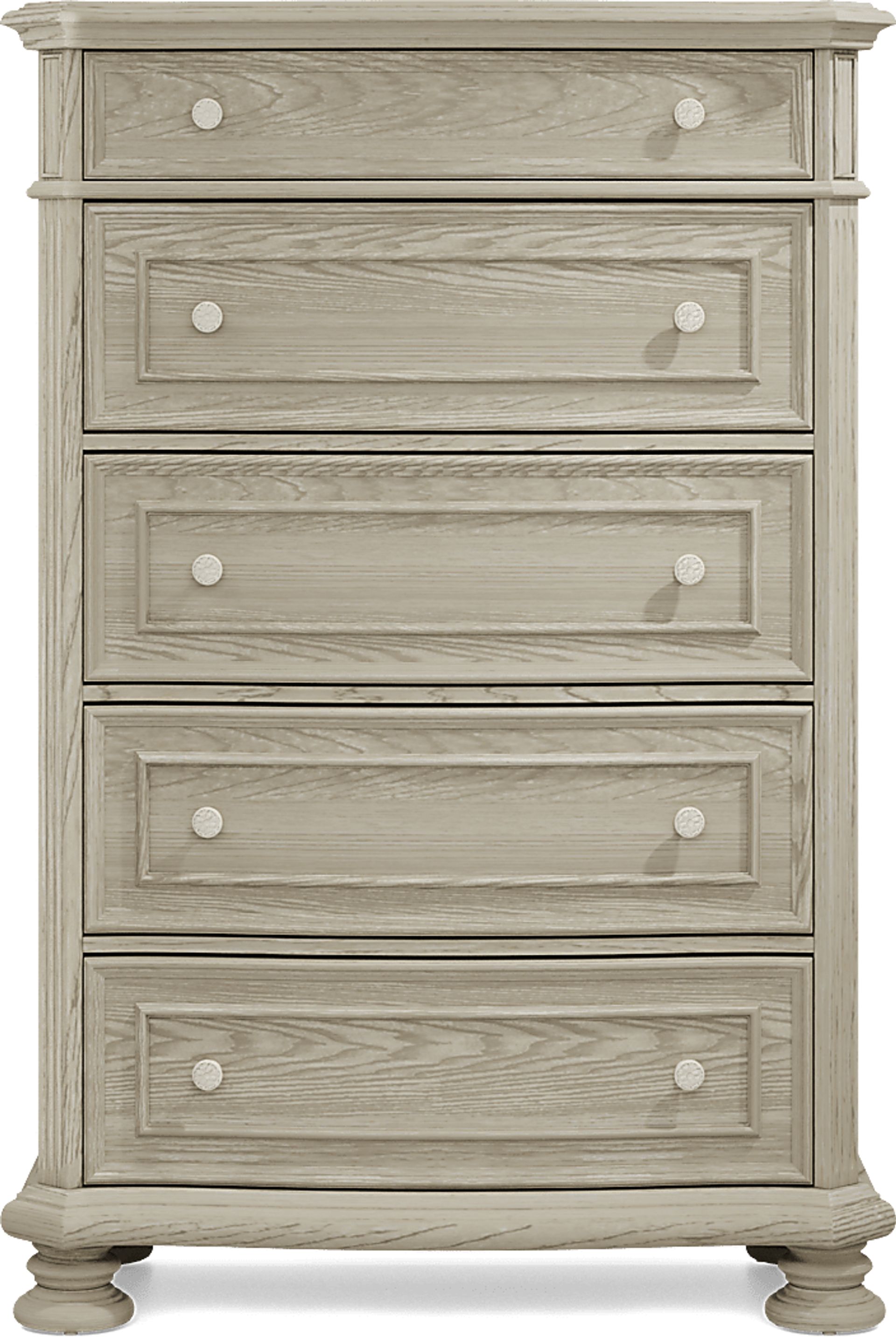 Armitage Off-White 5 Pc King Upholstered Bedroom - Image 6