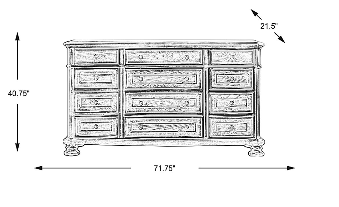 Armitage Off-White Dresser