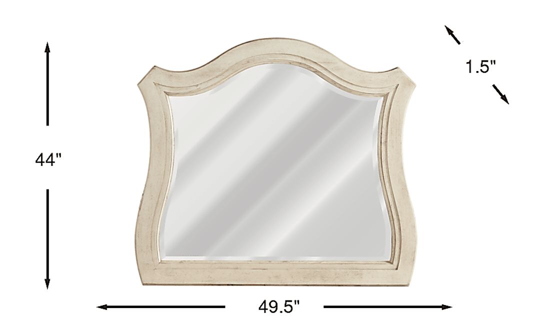 Armitage Off-White Mirror