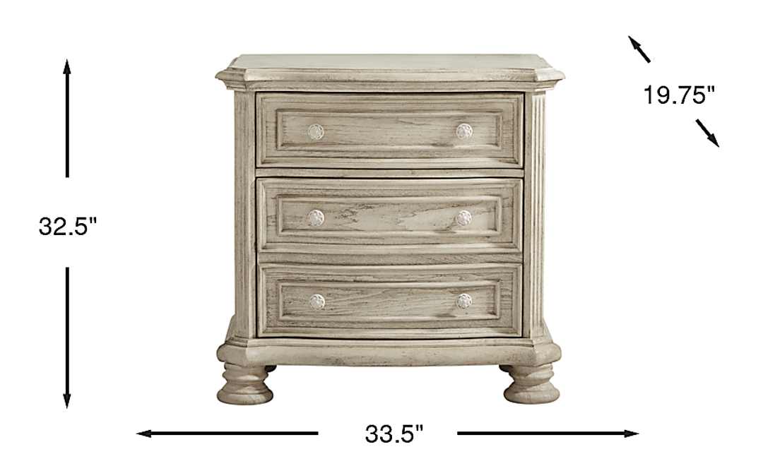 Armitage Off-White Nightstand