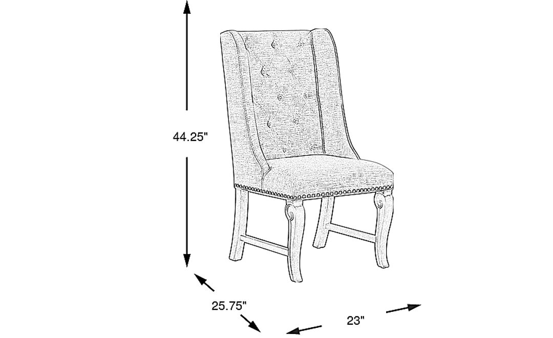 Armitage Cream Arm Chair with White Legs