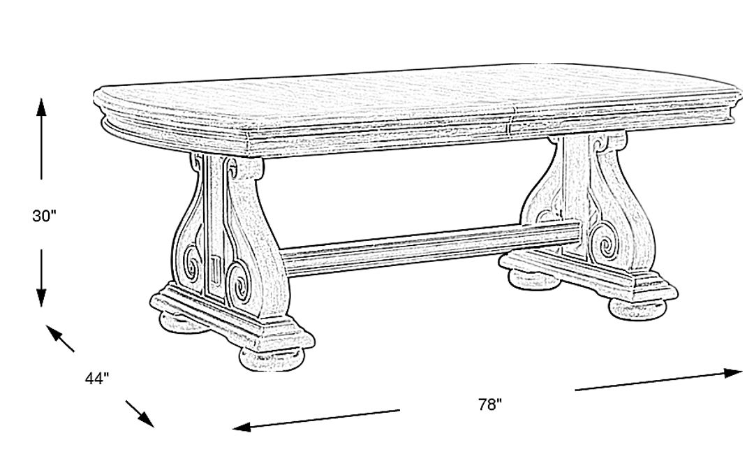 Armitage White Dining Table