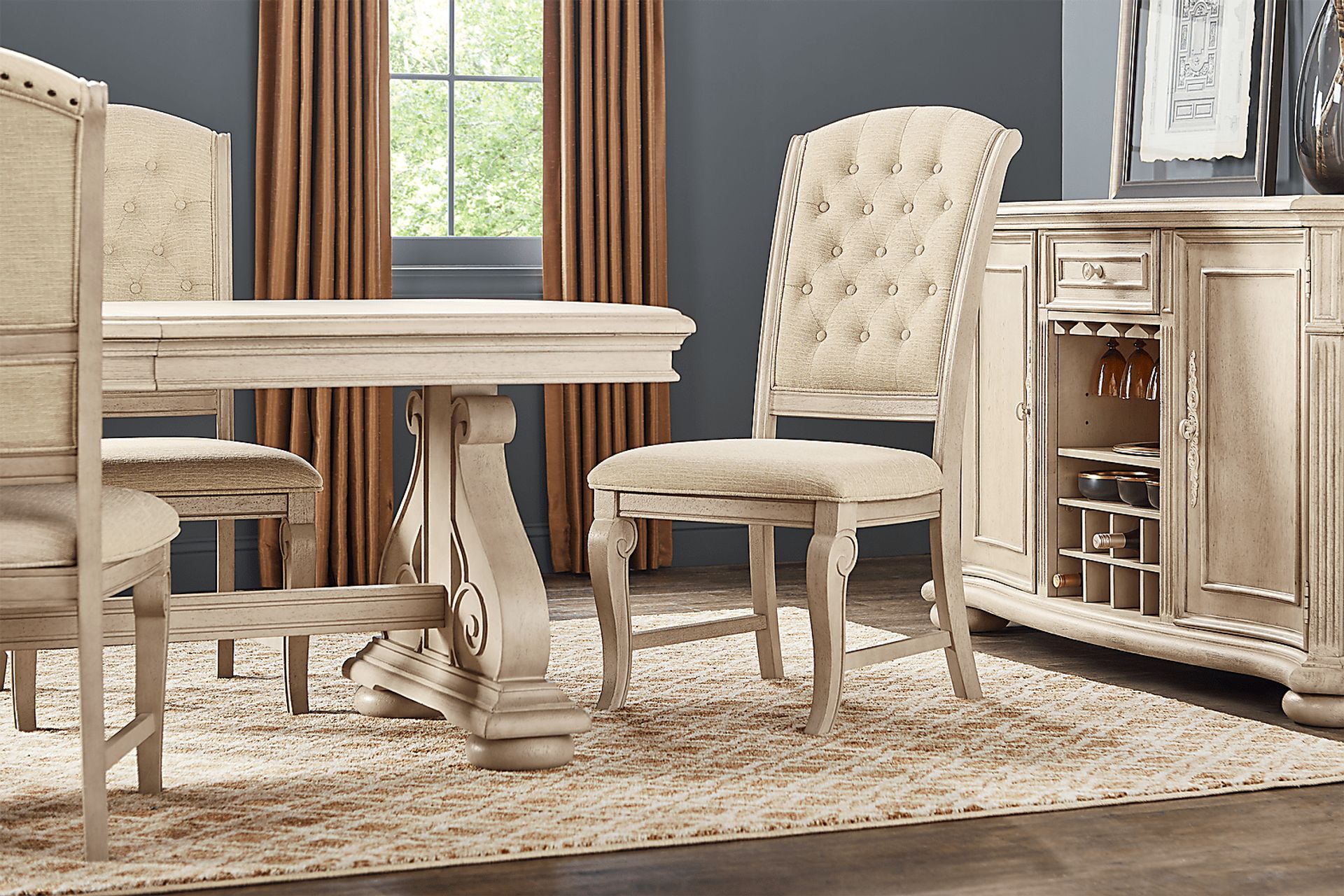 Armitage White 5 Pc Dining Room - Image 8