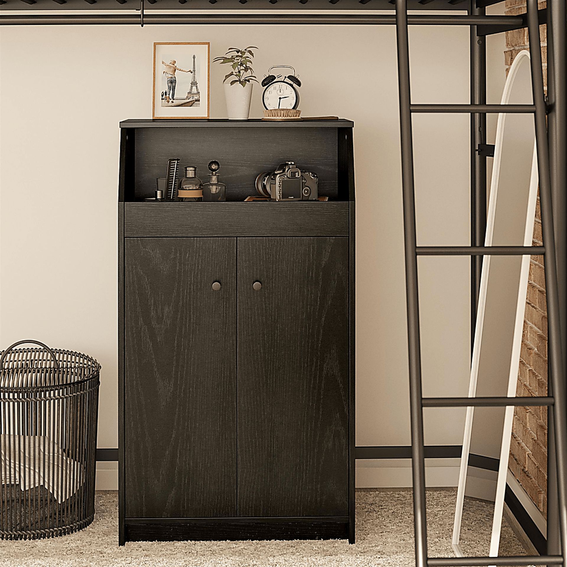 Armorel Black Accent Cabinet - Image 3