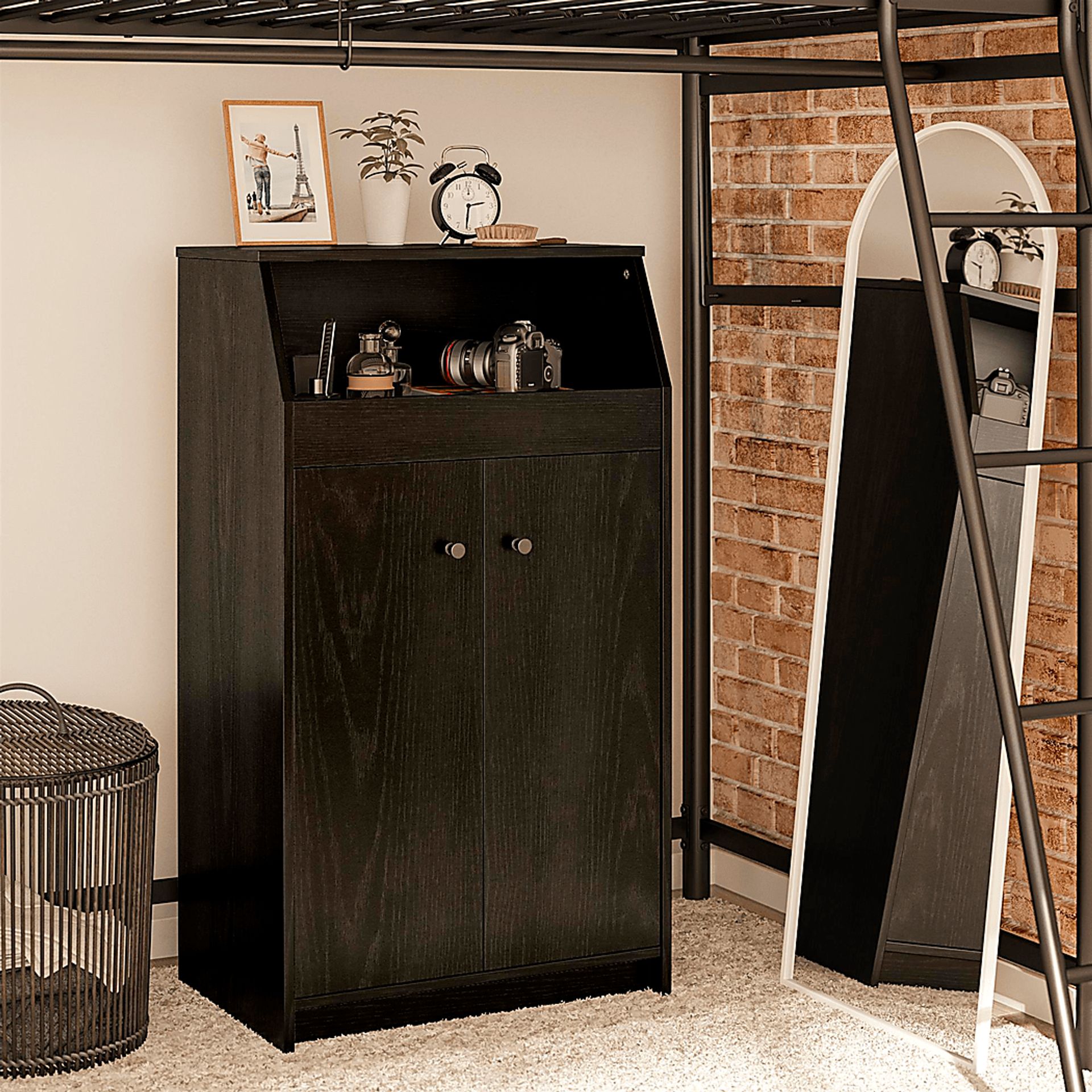 Armorel Black Accent Cabinet - Image 4