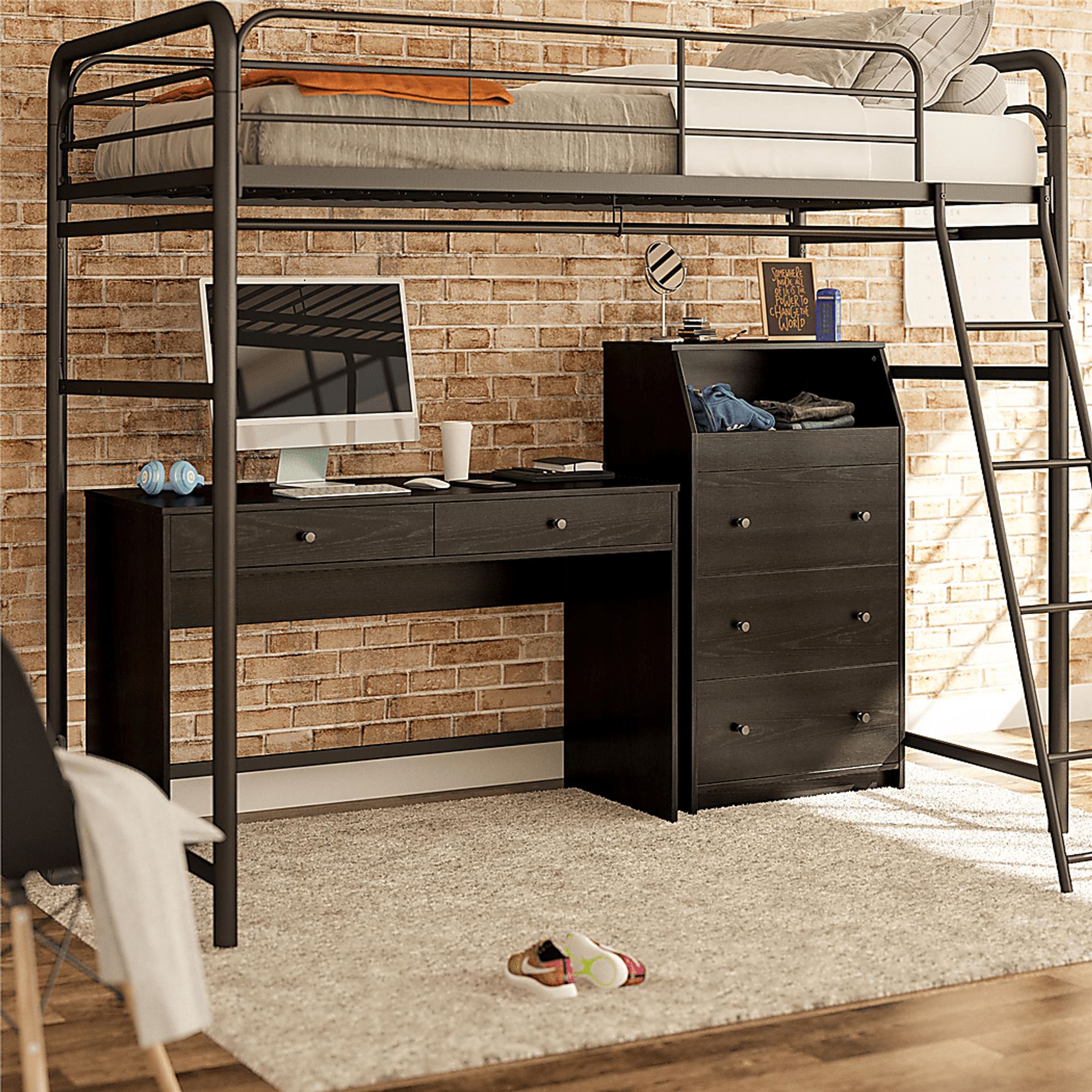 Armorel Black Desk - Image 2