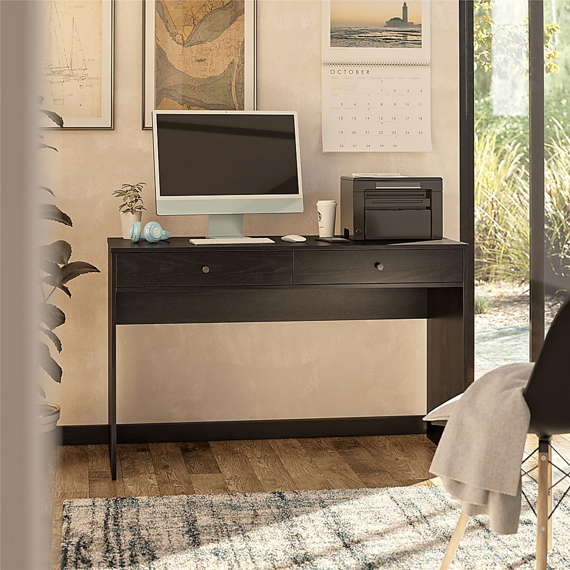 Armorel Black Desk - Image 5
