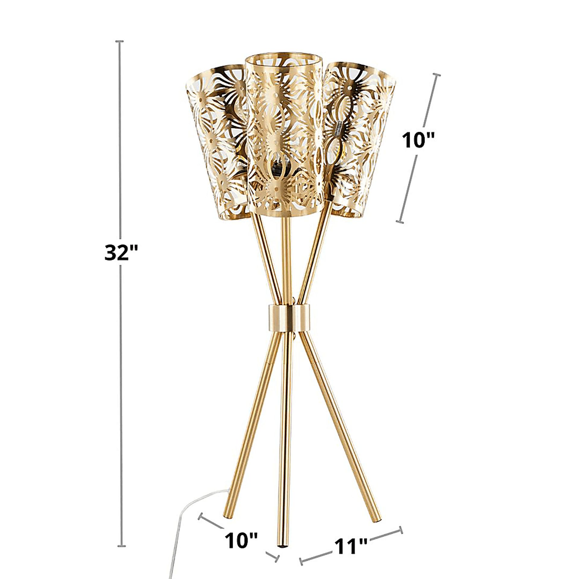 Armory Park Gold Lamp - Image 10