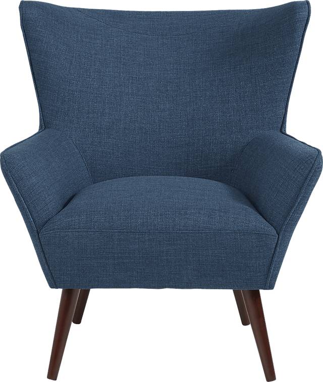 Armstrong Navy Accent Chair - Thumbnail - Image 2