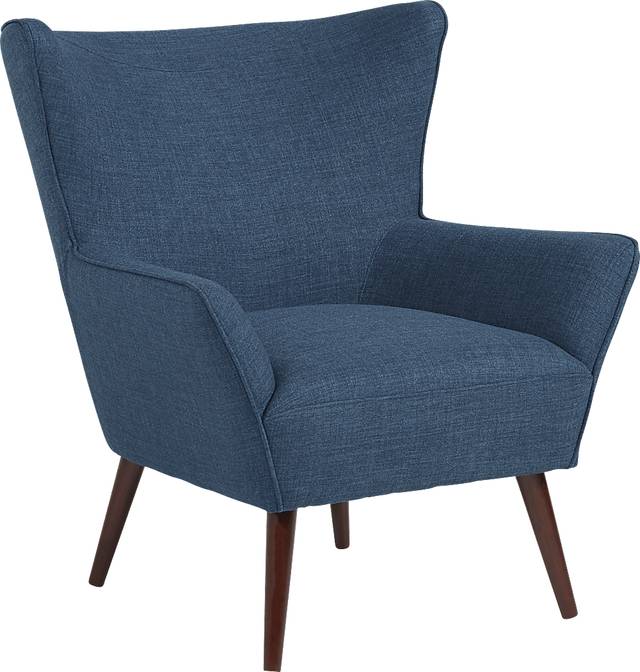 Armstrong Navy Accent Chair - Thumbnail - Image 1