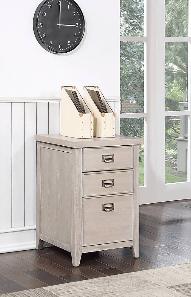 Arnhem Gray File Cabinet - Thumbnail - Image 2