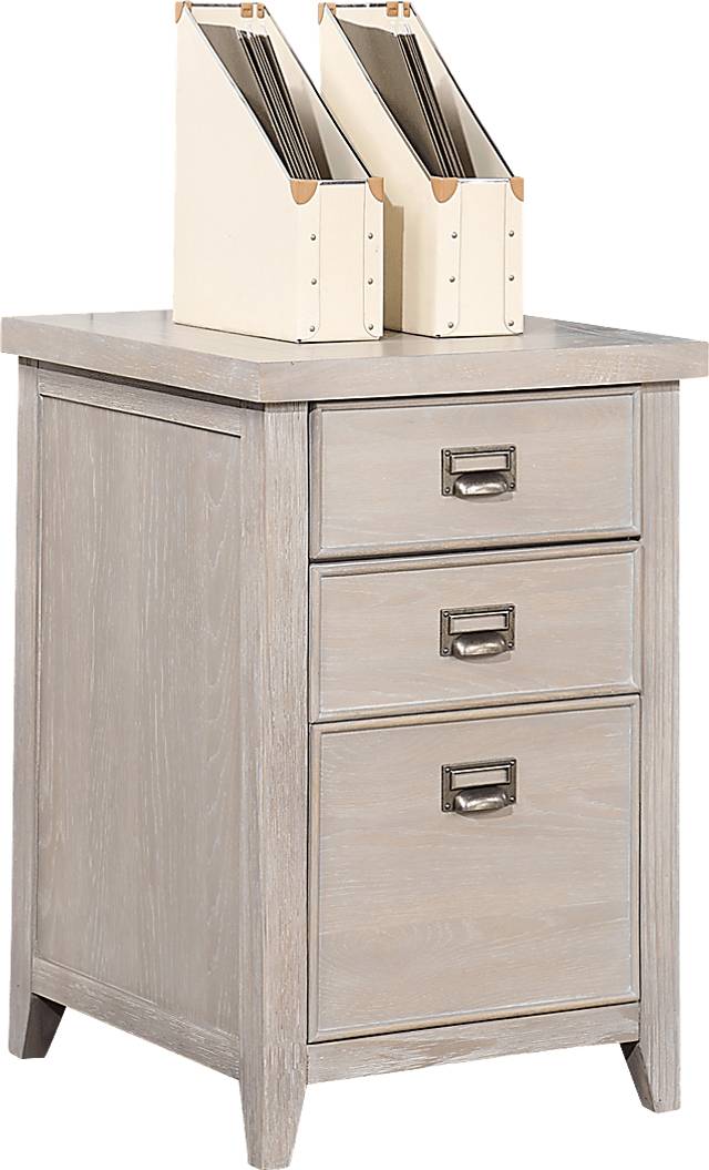 Arnhem Gray File Cabinet - Thumbnail - Image 1
