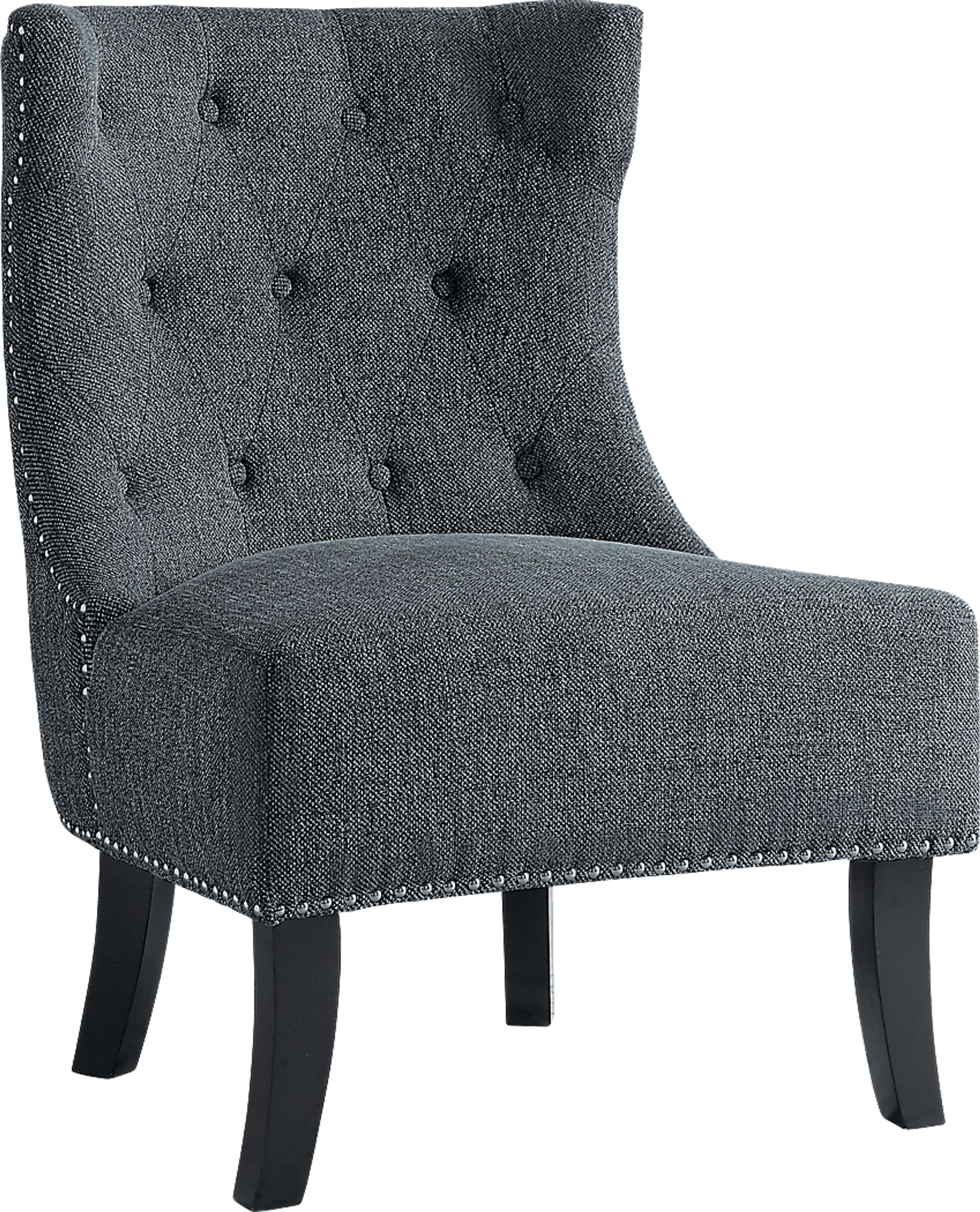 Arni Gray Accent Chair - Image 1
