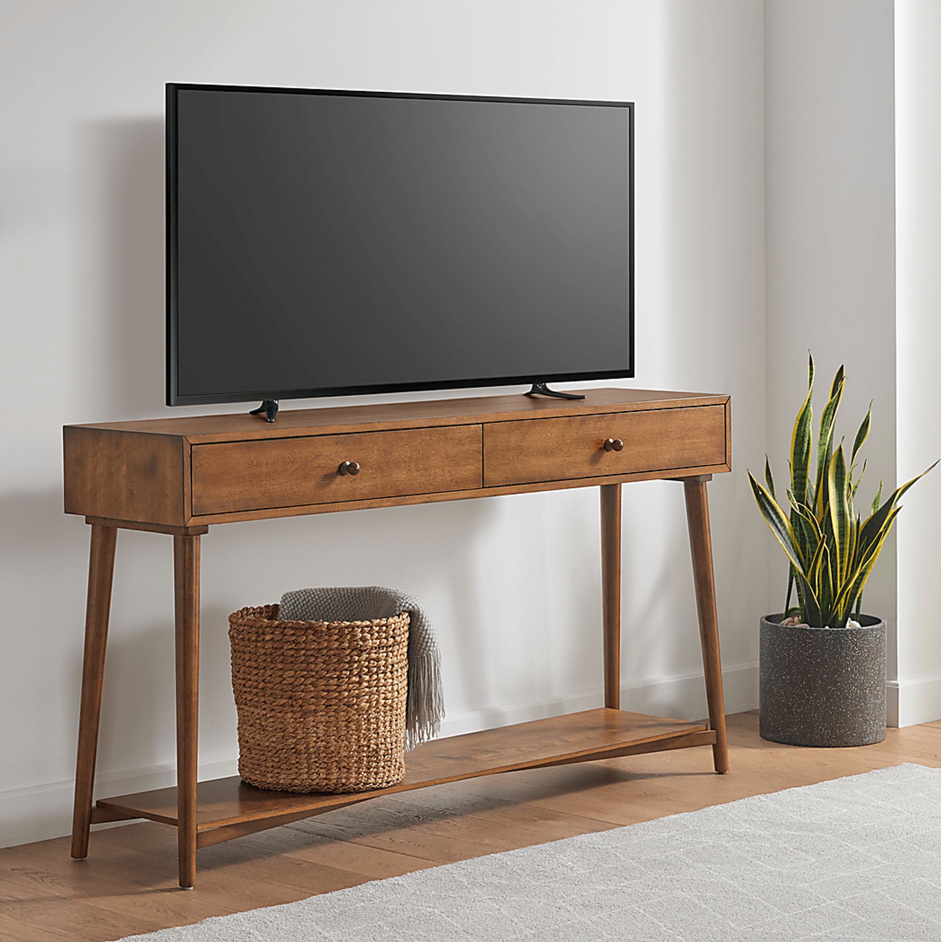 Arniel Brown Sofa Table - Image 2