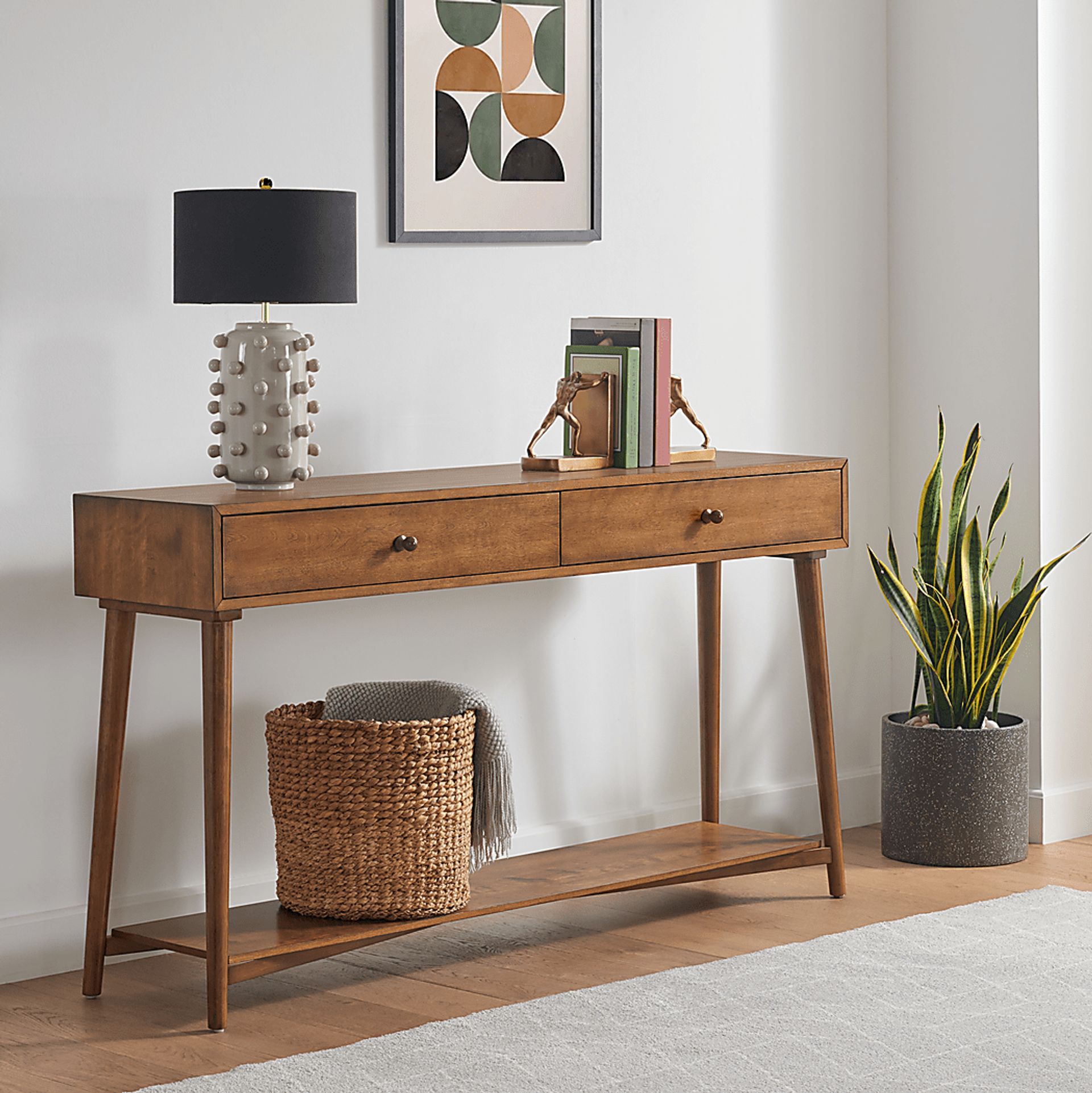 Arniel Brown Sofa Table - Image 3