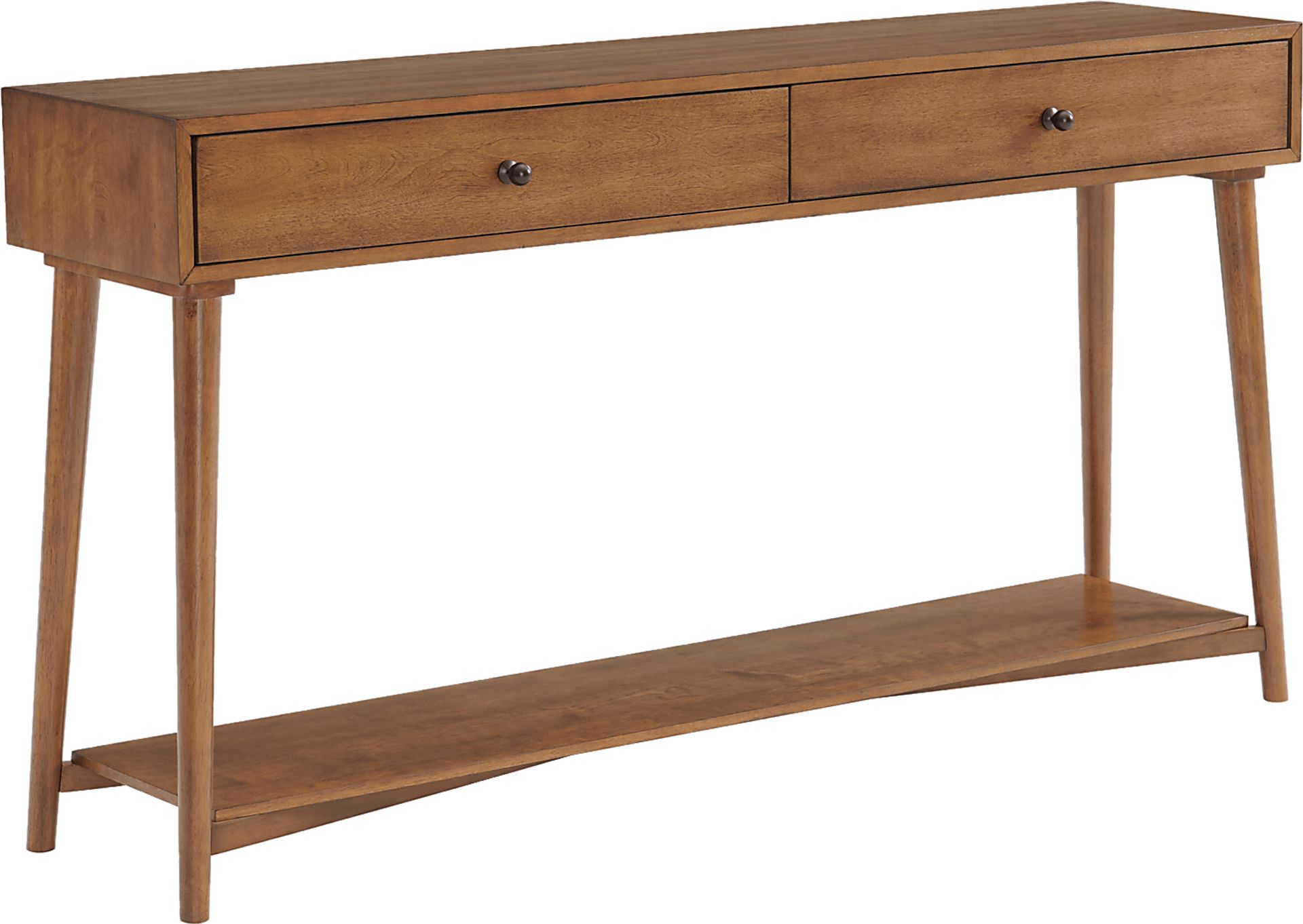 Arniel Brown Sofa Table - Image 1