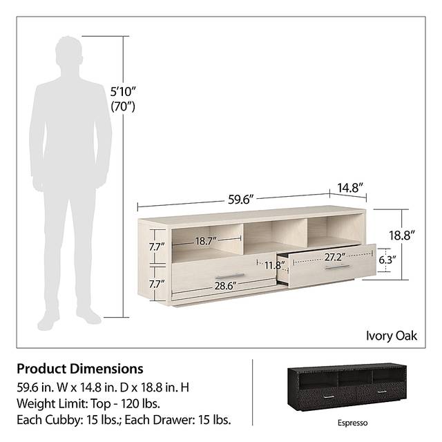 Arnilf Ivory 59 in. Console - Thumbnail - Image 8