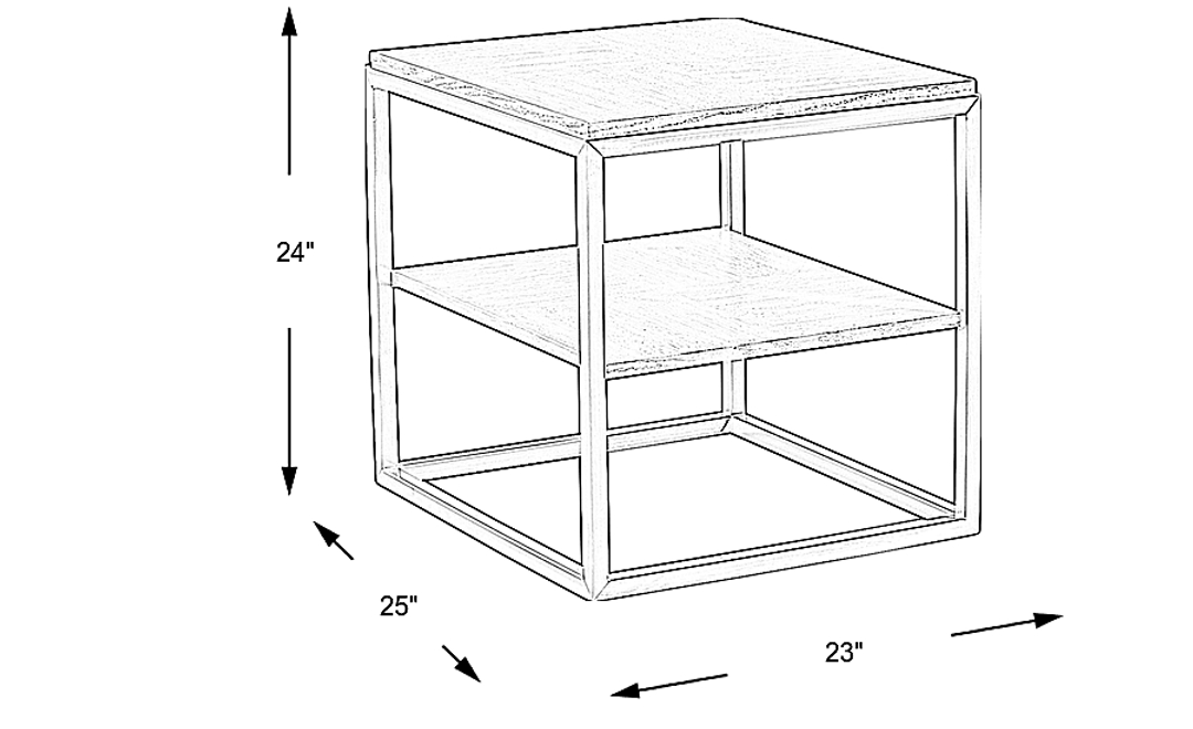 Arniston Tobacco End Table