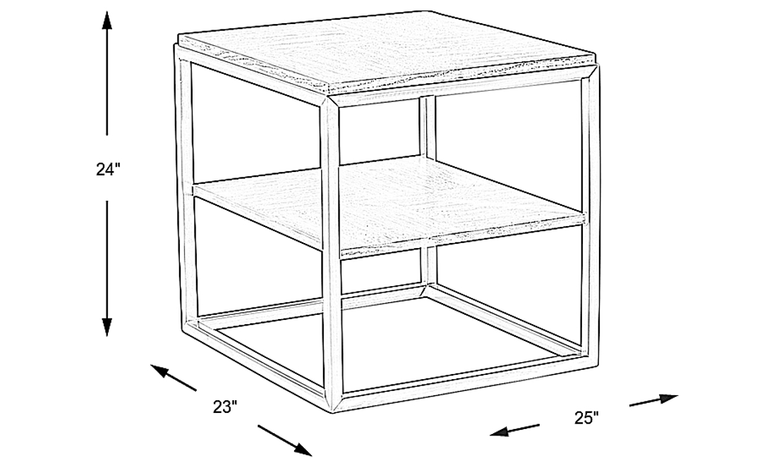 Arniston Tobacco End Table
