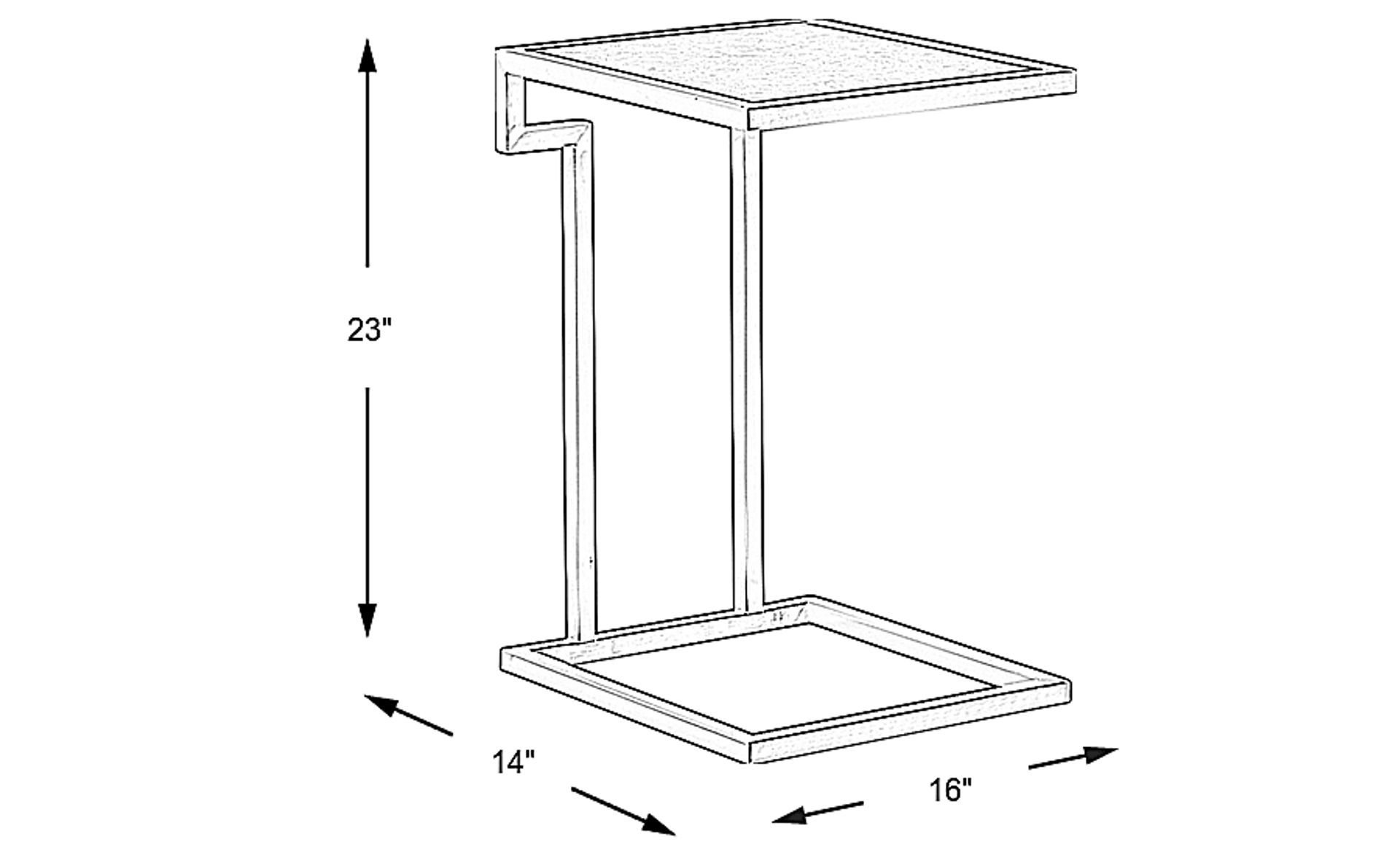 Dimension Image. Please refer to the Dimension Tab on this page for dimension details.