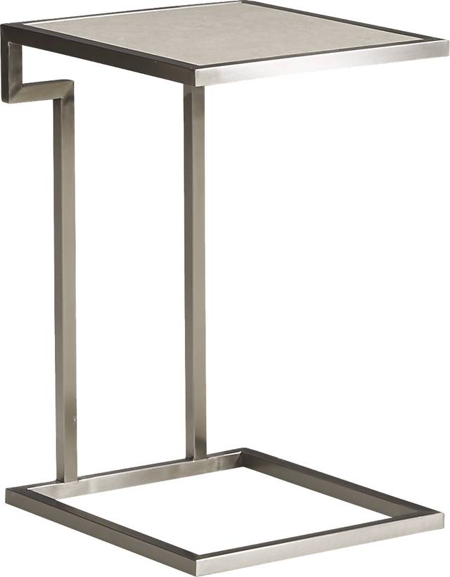 Arniston White Chairside Table - Thumbnail - Image 1