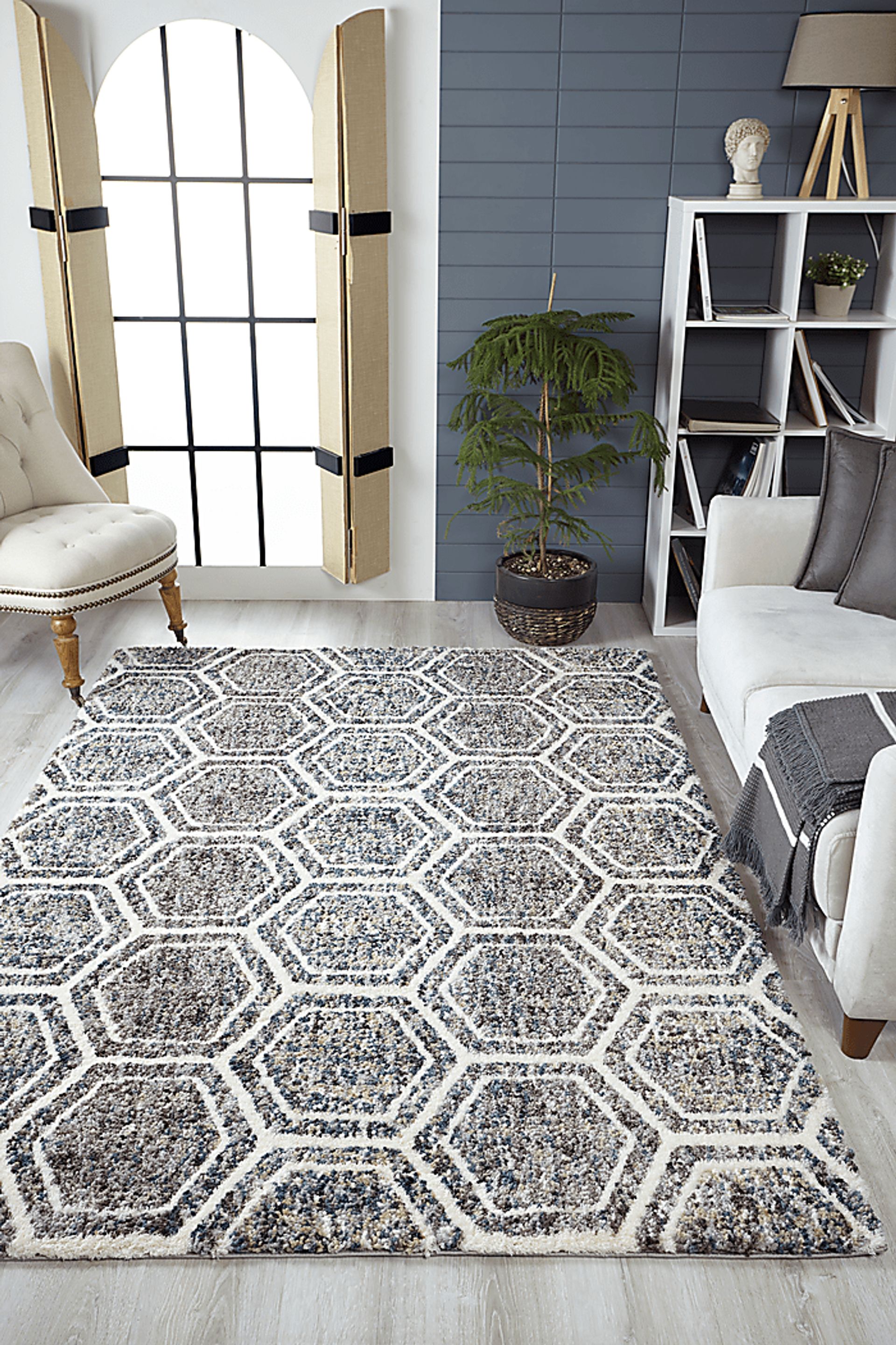 Arnmeny Gray 7'10 x 10'6 Rug - Image 2