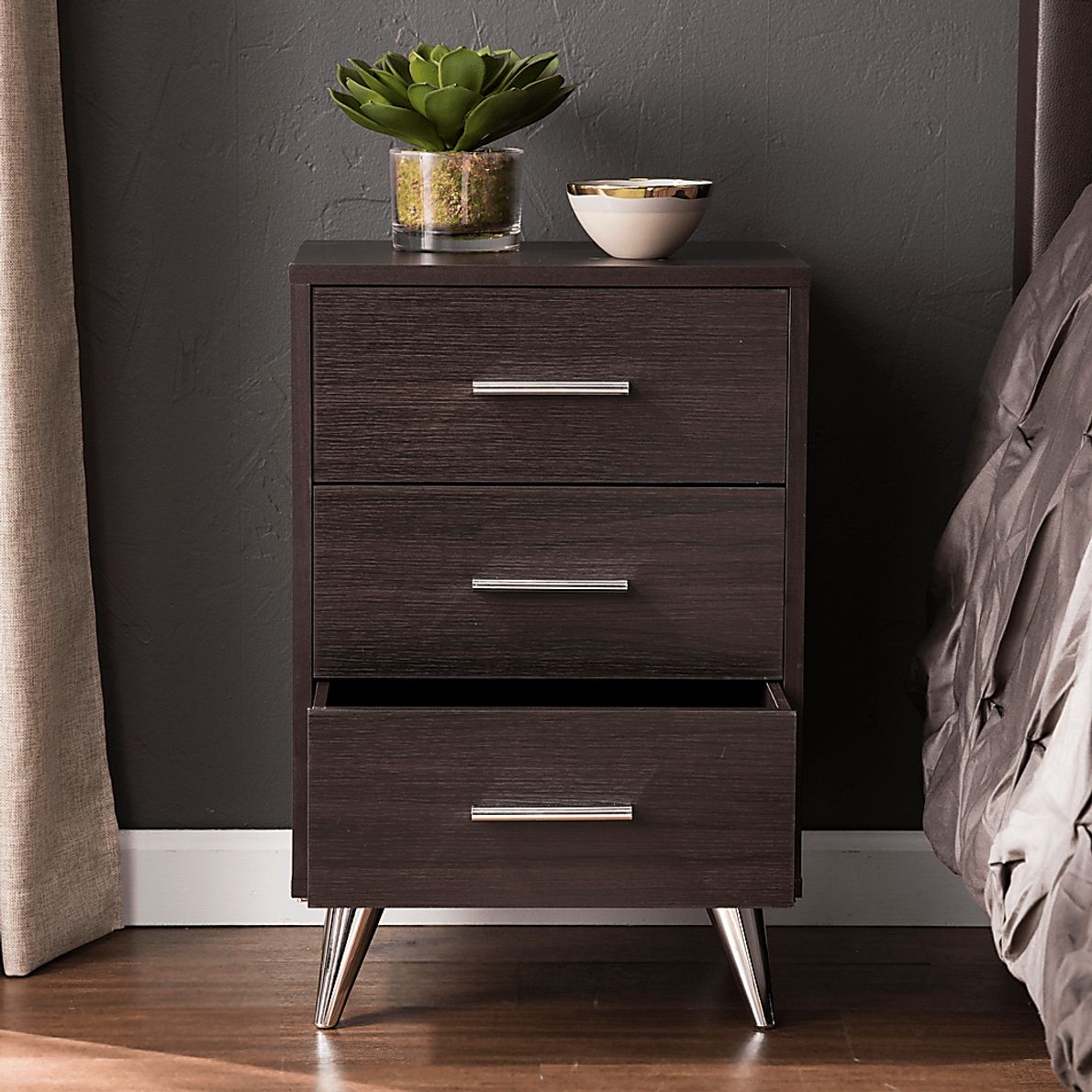 Arnoldell Brown Nightstand