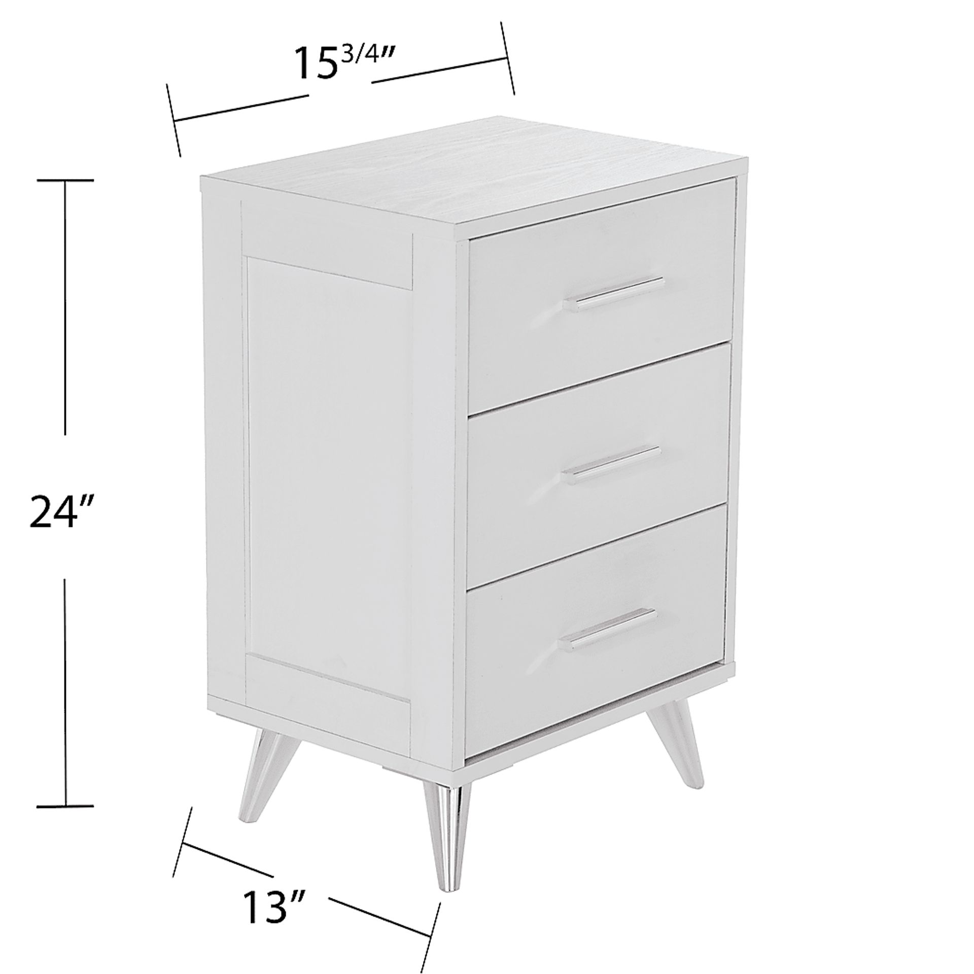 Arnoldell White Nightstand - Image 13